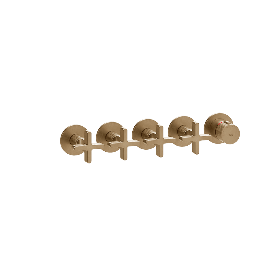 Gessi Shower Mixer 58438 in Warm Bronze Br. Pvd
