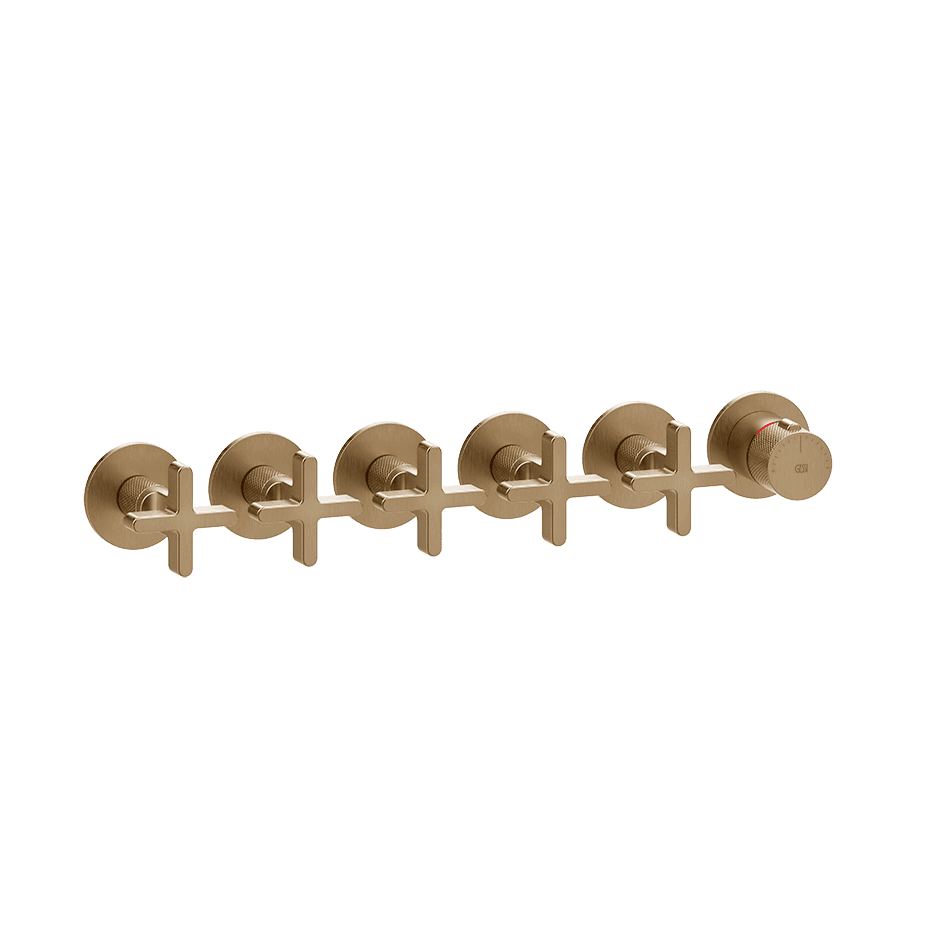 Gessi Shower Mixer 58440 in Warm Bronze Br. Pvd
