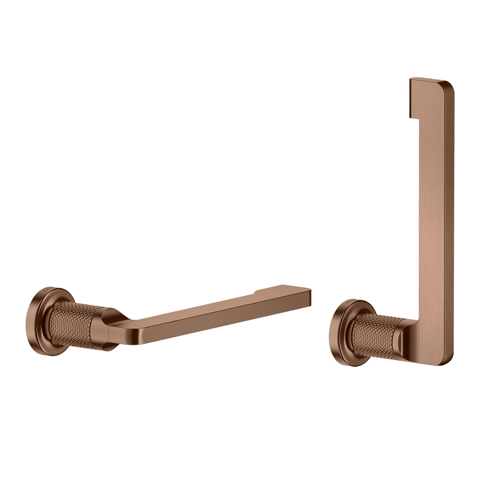 Gessi Paper Roll Holder 58455 in Copper Brushed Pvd