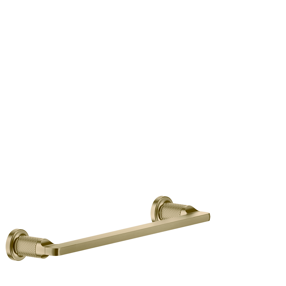Gessi Towel Rail 58497 in Brass Brushed Pvd