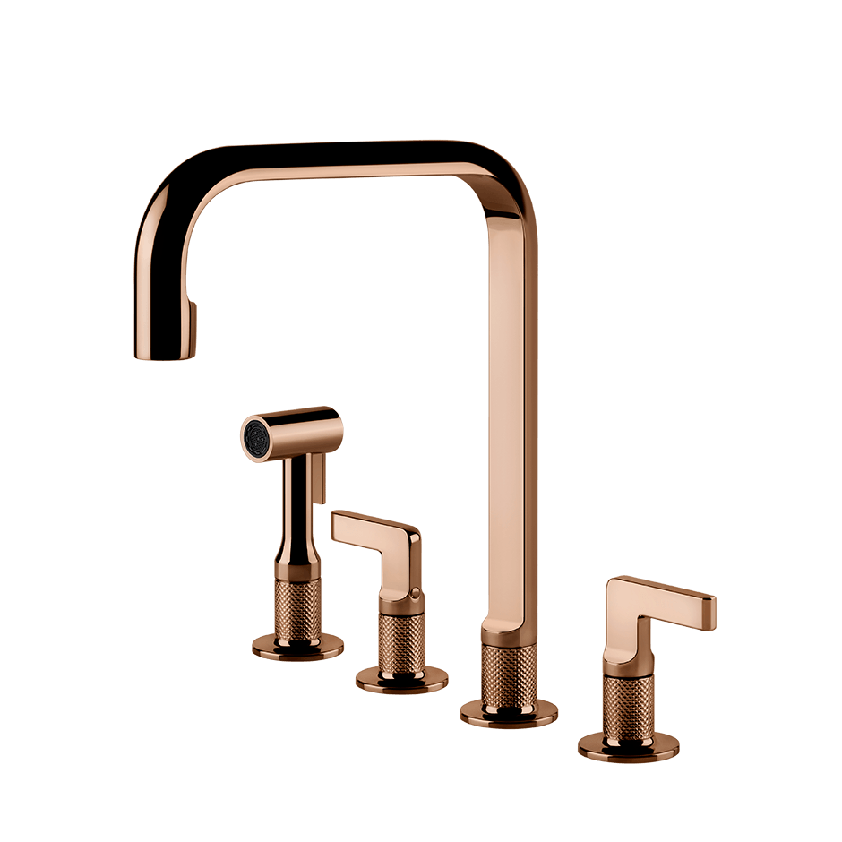 Gessi Sink Mixer 58703 in Copper Pvd