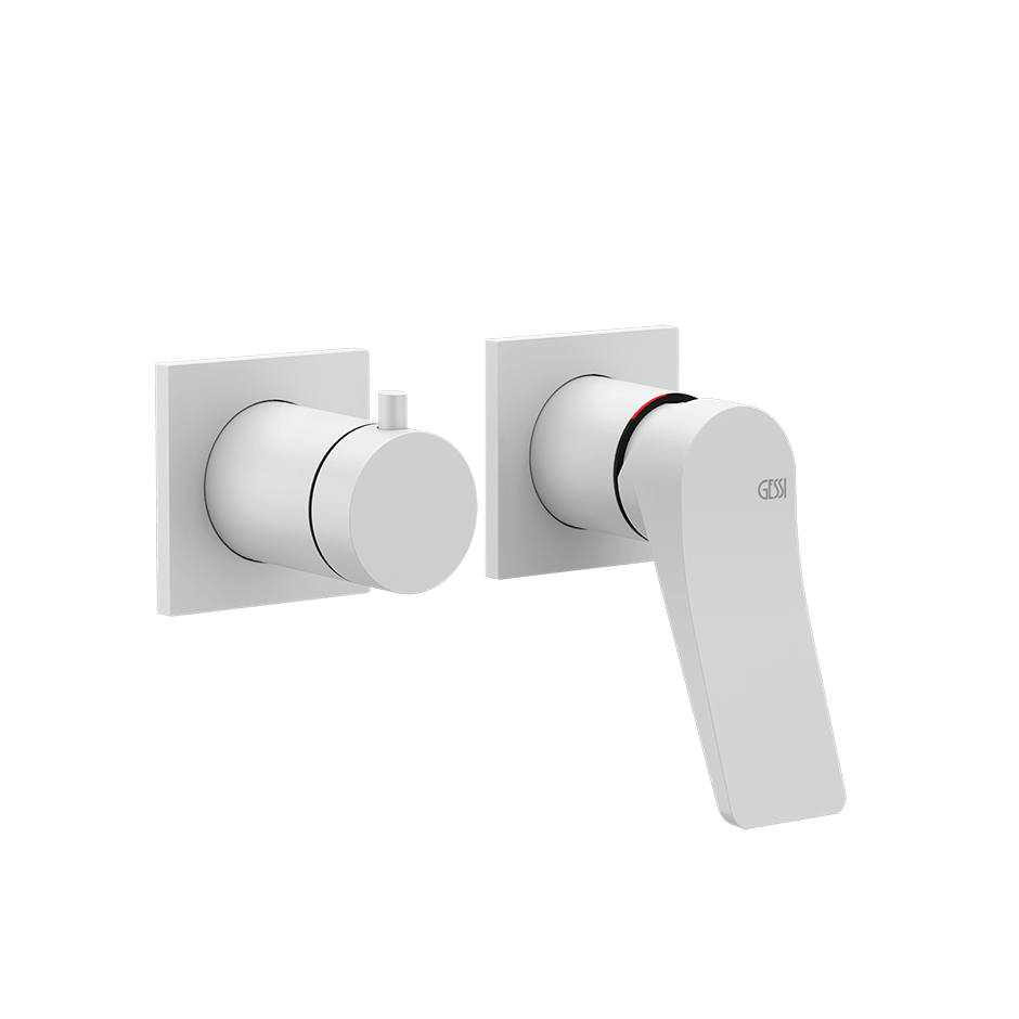 Gessi Shower Mixer 59038 in Matte White