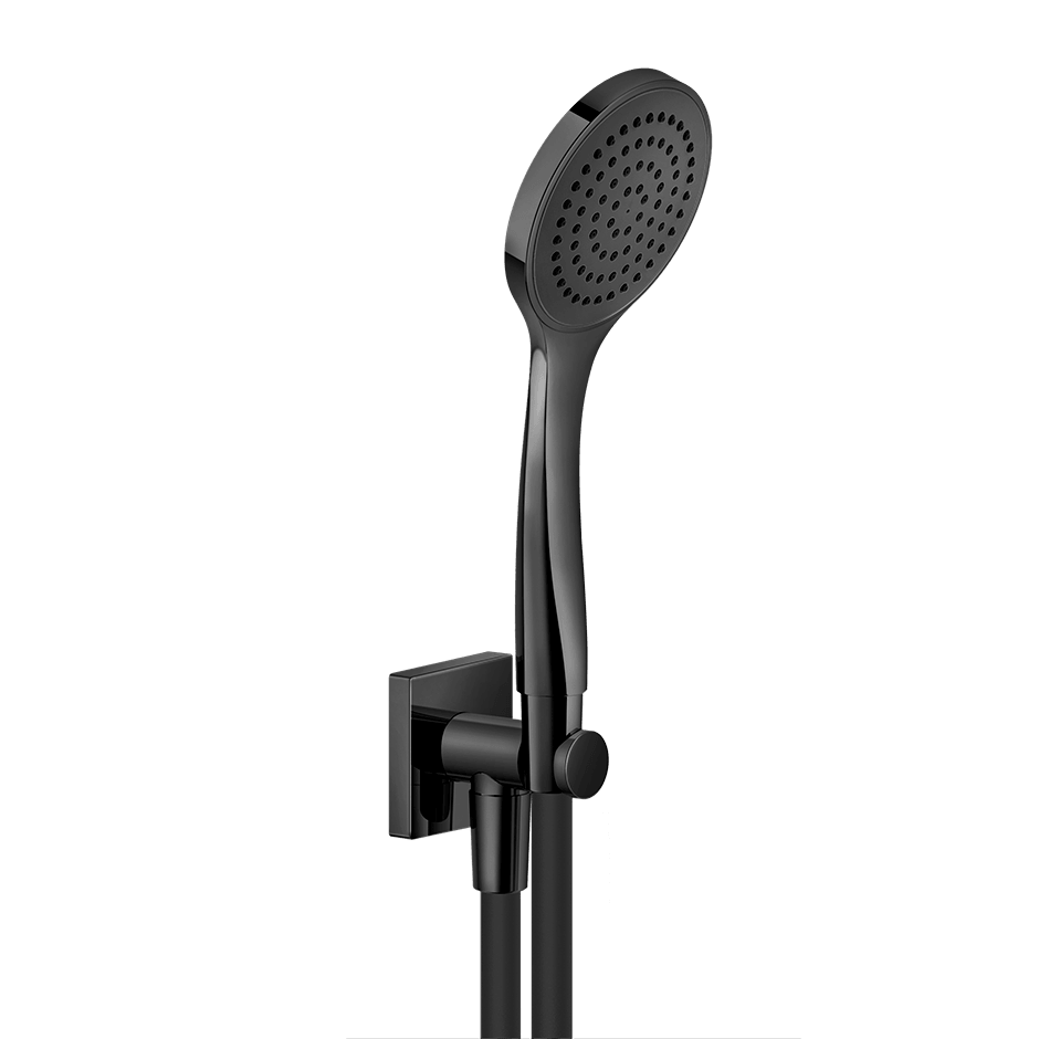Gessi Shower Set 59123 in Black Metal Pvd