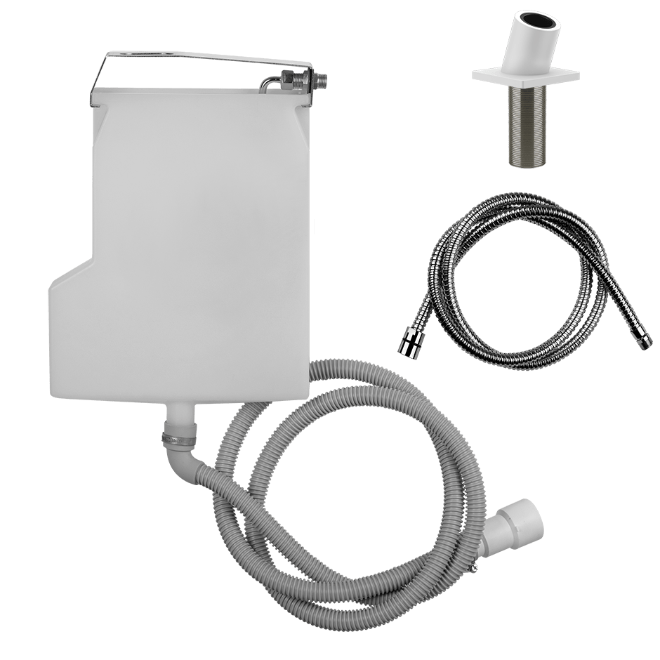 Gessi Handshower Drain Kit 59171 in Matte White