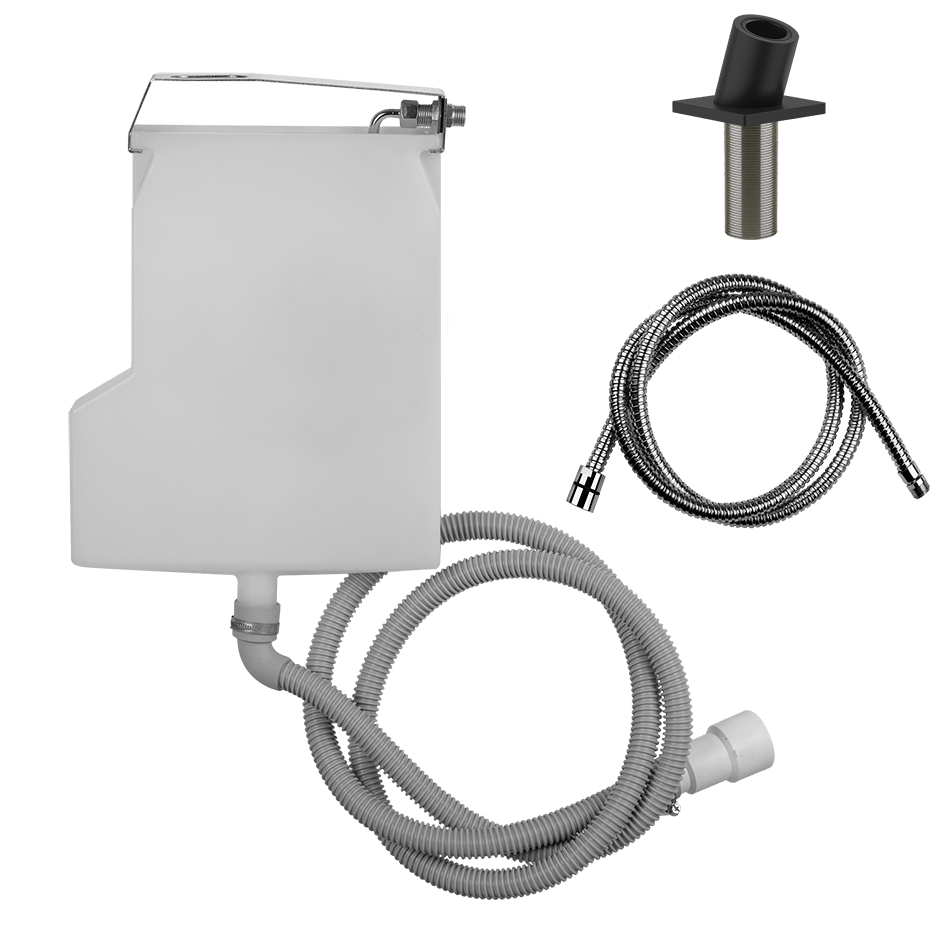 Gessi Handshower Drain Kit 59171 in Matte Black