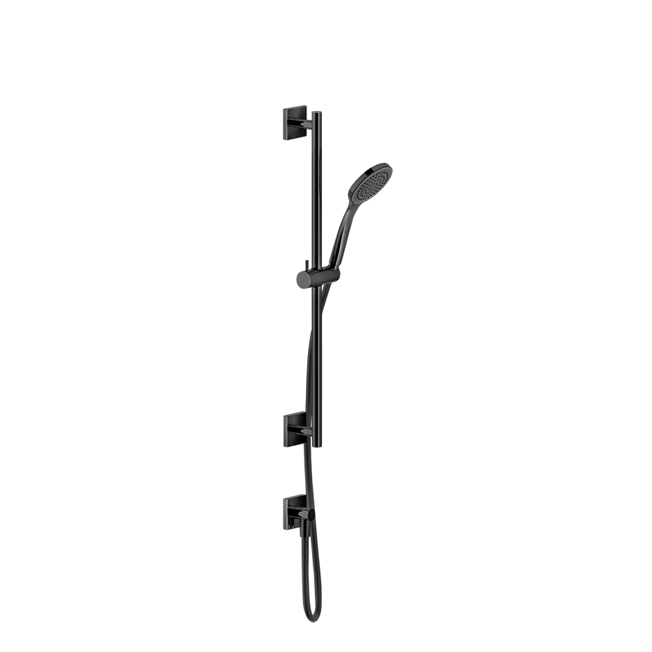 Gessi Sliding Rail 59242 in Black Metal Pvd