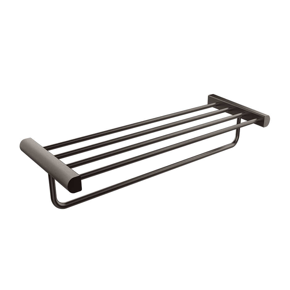 Gessi Towel Rail 59407 in Black Metal Br. Pvd
