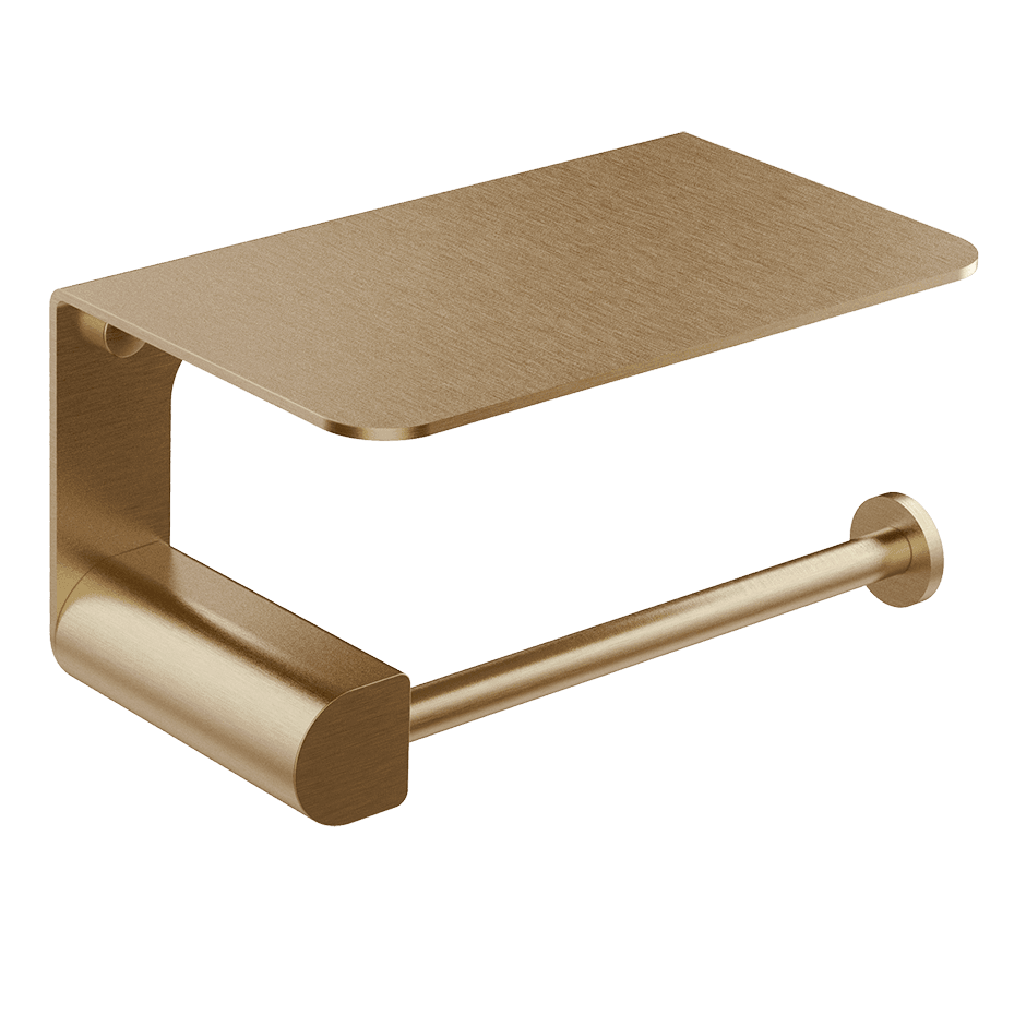 Gessi Paper Roll Holder 59449 in Warm Bronze Br. Pvd