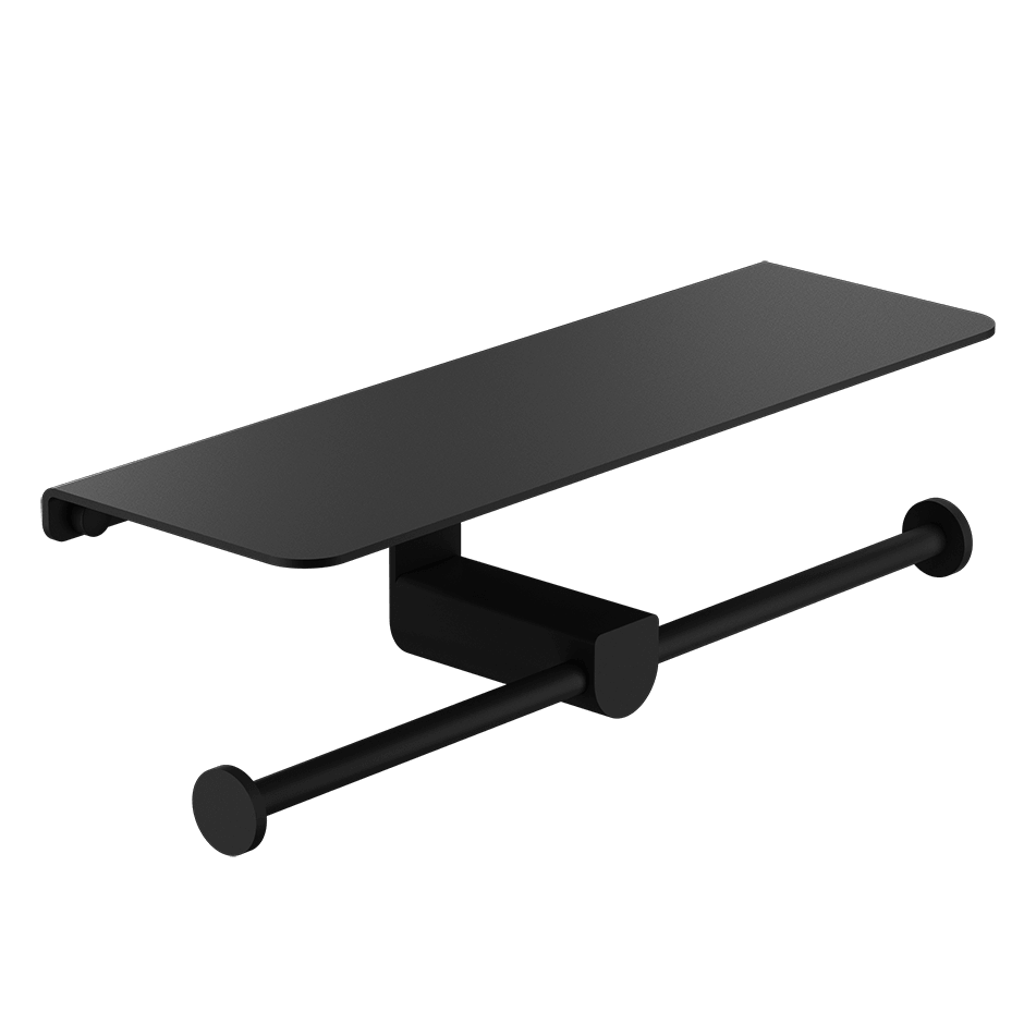 Gessi Paper Roll Holder 59450 in Matte Black