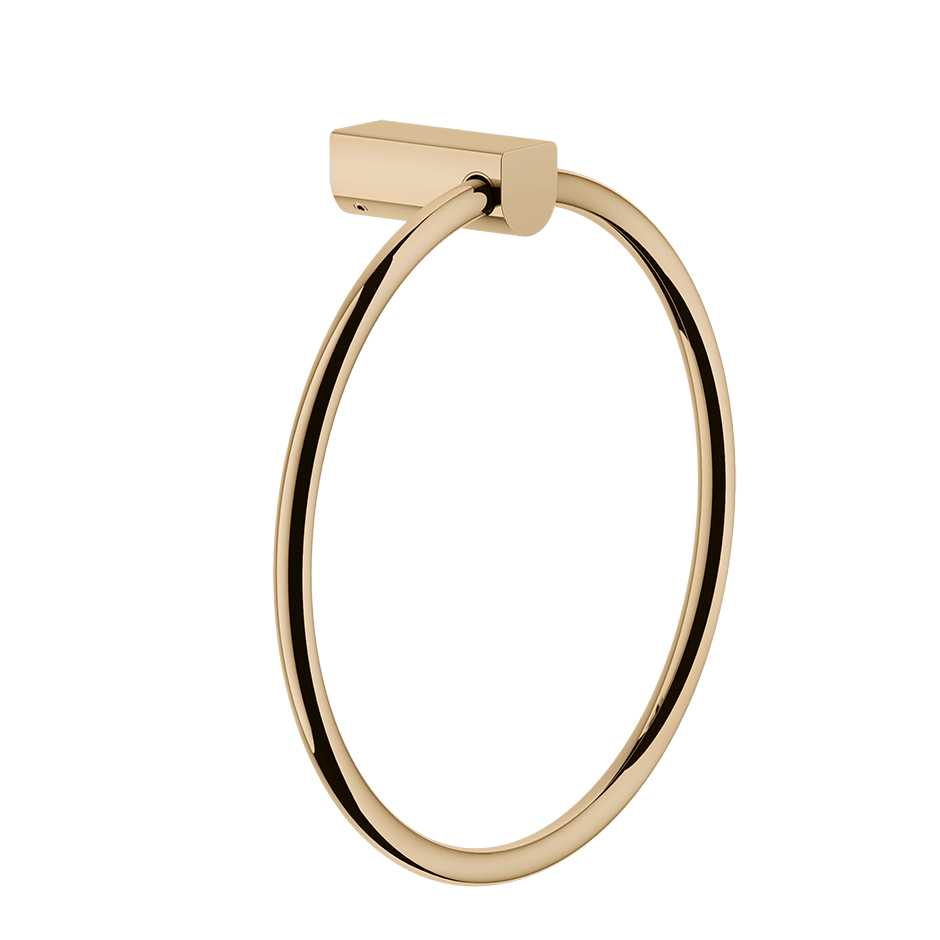Gessi Towel Rail 59509 in Warm Bronze Pvd