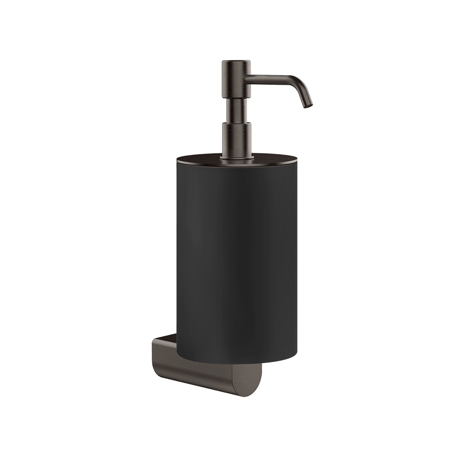 Gessi Soap Dispenser Holder 59514 in Black Metal Br. Pvd