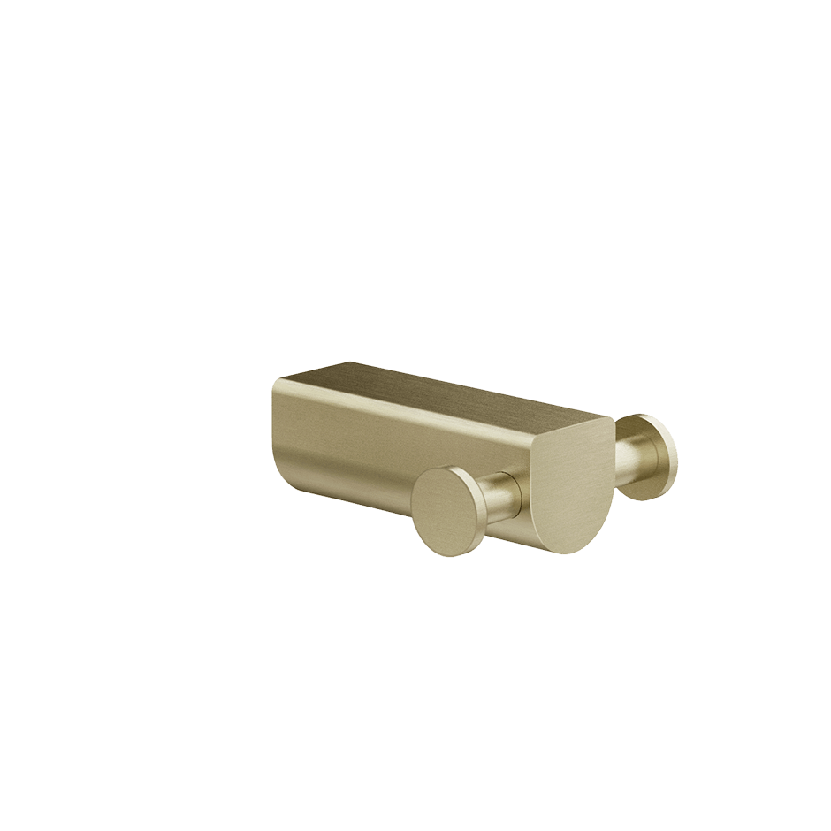 Gessi Robe Hook 59522 in Brass Brushed Pvd
