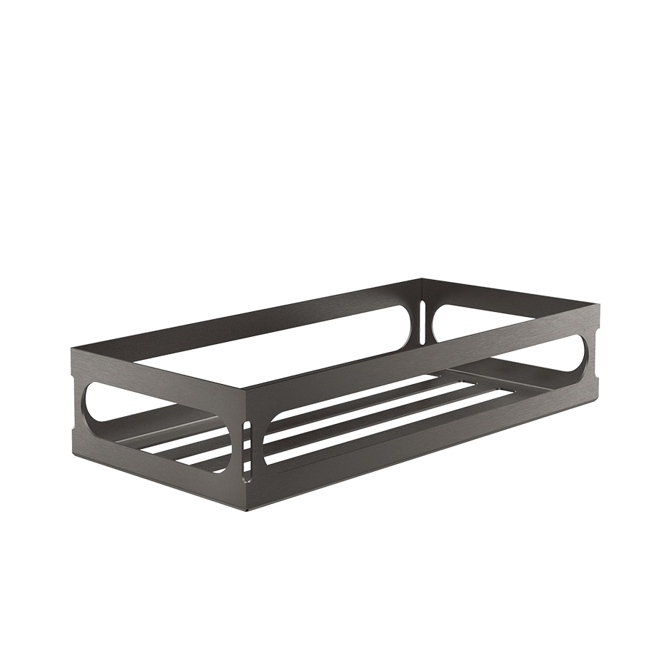 Gessi Shelf 59549 in Black Metal Br. Pvd