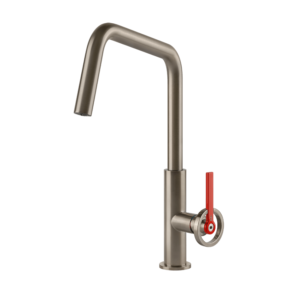 Gessi Sink Mixer 60201 in Finox Brushed Nickel