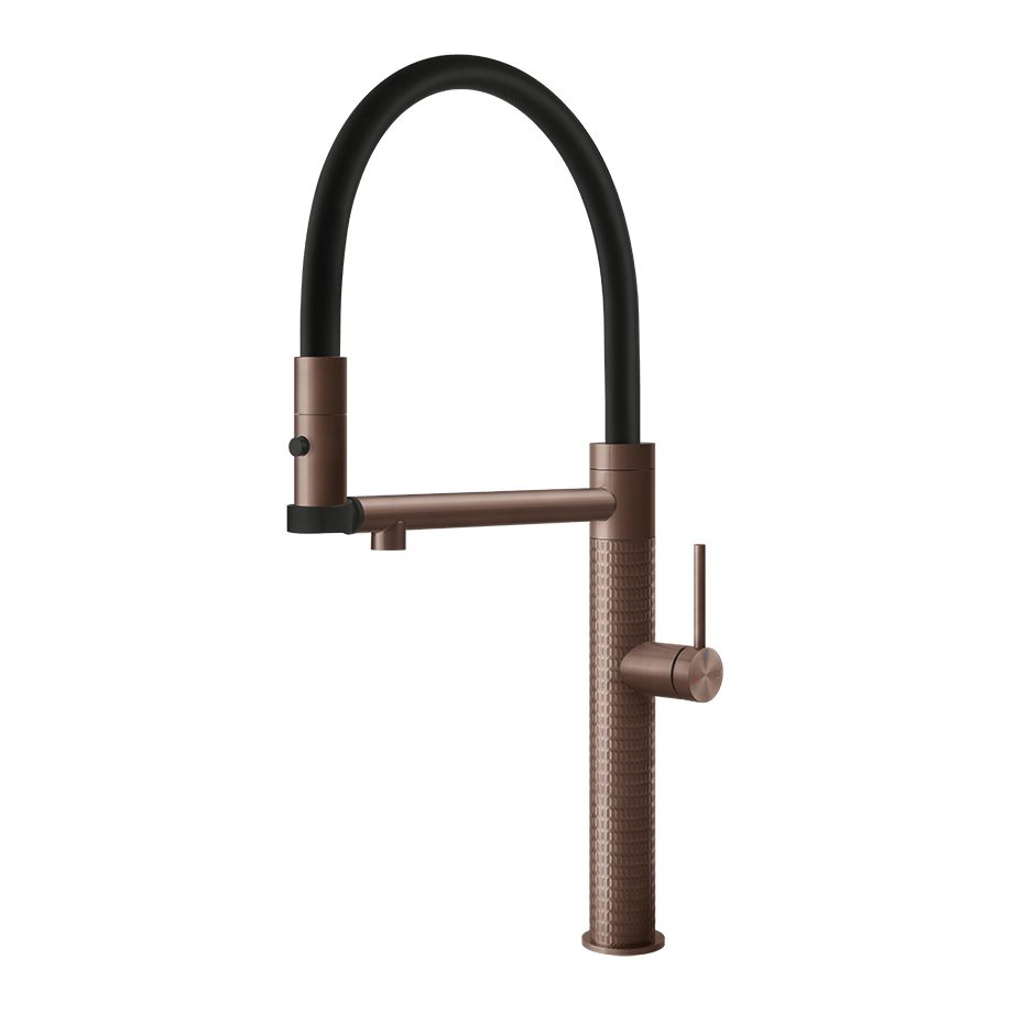 Gessi Sink Mixer 60212 in Copper Brushed Pvd