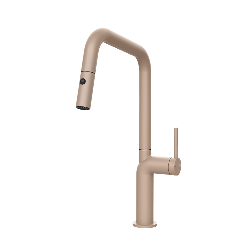 Gessi Sink Mixer 60307 in Matte Cipria