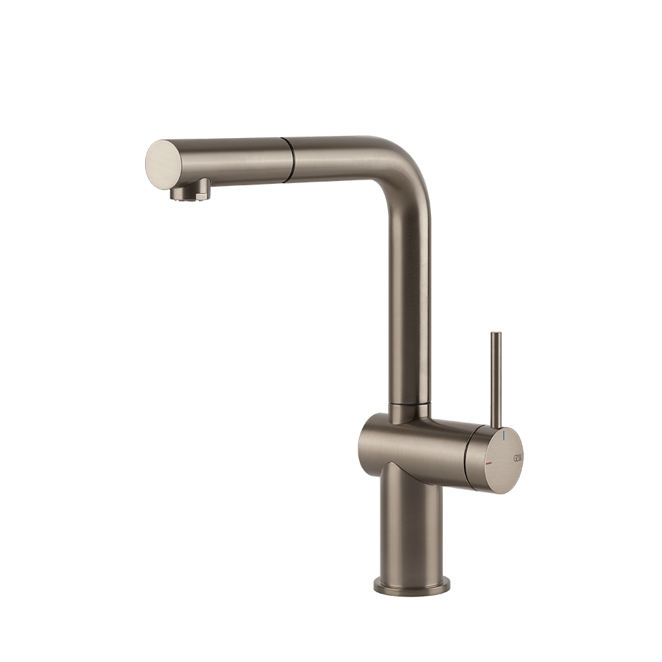 Gessi Sink Mixer 60433 in Finox Brushed Nickel