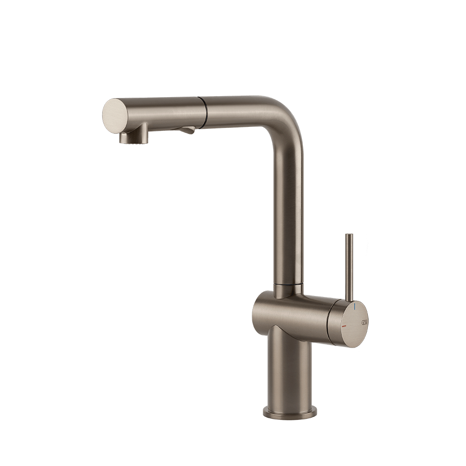 Gessi Sink Mixer 60435 in Finox Brushed Nickel