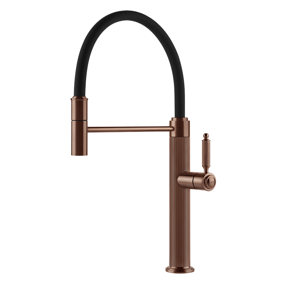 Gessi Sink Mixer 60634 in Copper Brushed Pvd