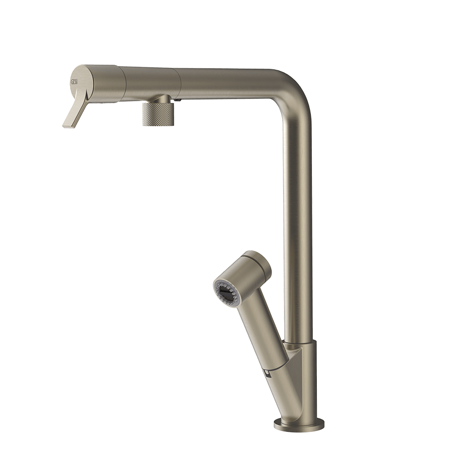 Gessi Sink Mixer 60640 in Finox Brushed Nickel
