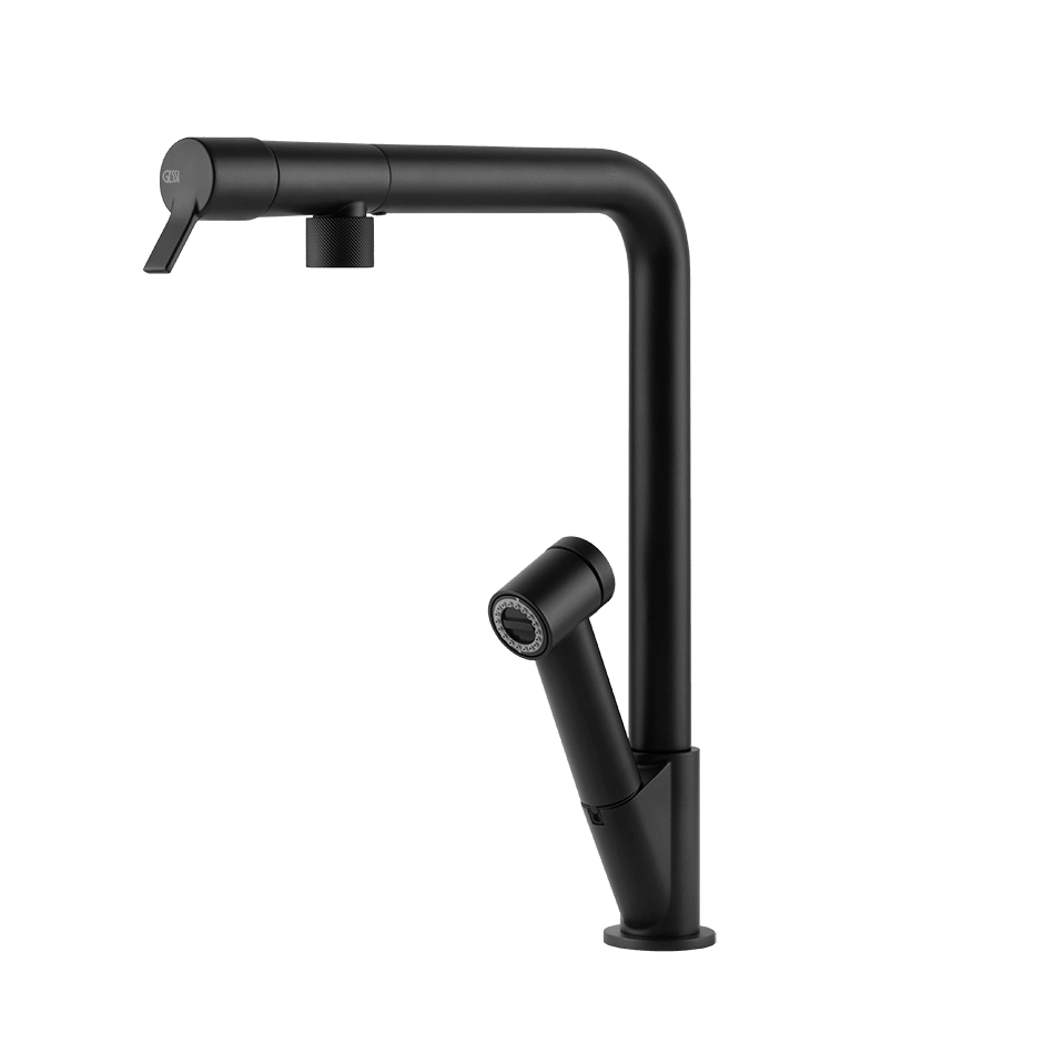Gessi Sink Mixer 60640 in Matte Black