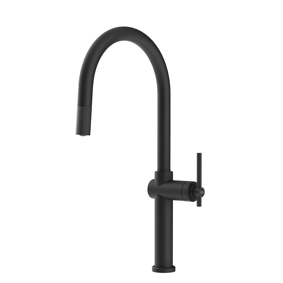 Gessi Sink Mixer 60672 in Matte Black