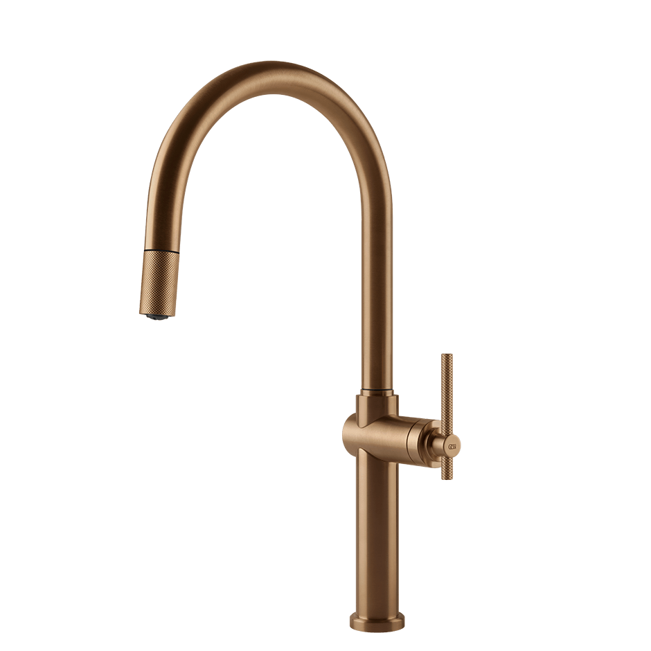 Gessi Sink Mixer 60672 in Warm Bronze Br. Pvd