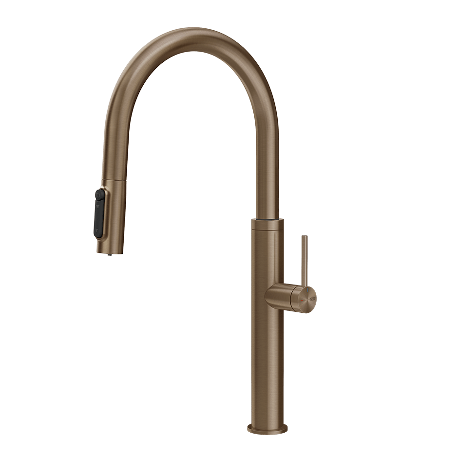 Gessi Sink Mixer 60822 in Coffee Bronze Brushed Pvd