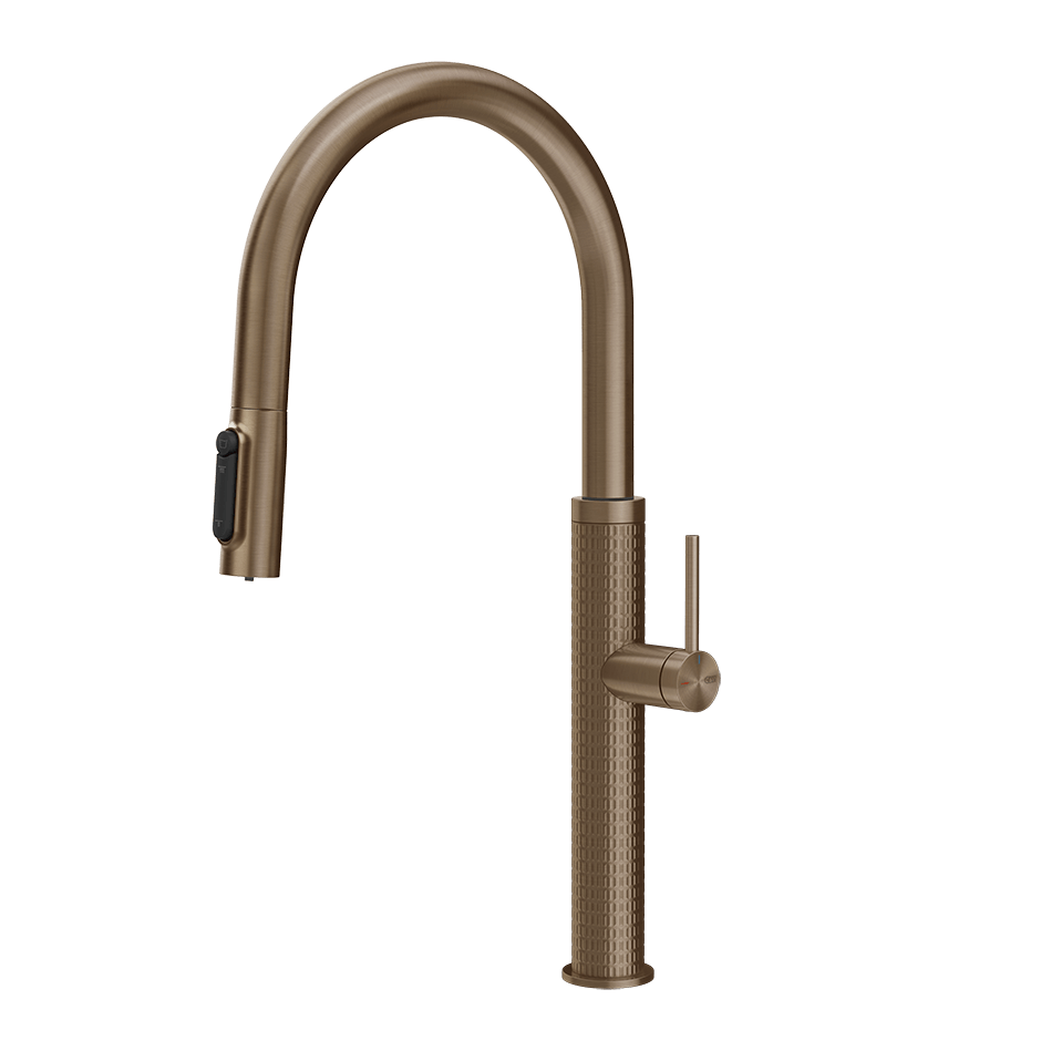 Gessi Sink Mixer 60824 in Coffee Bronze Brushed Pvd