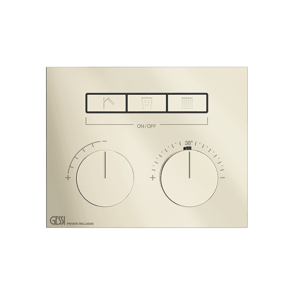 Gessi Shower Mixer 63006 in Nickel Pvd