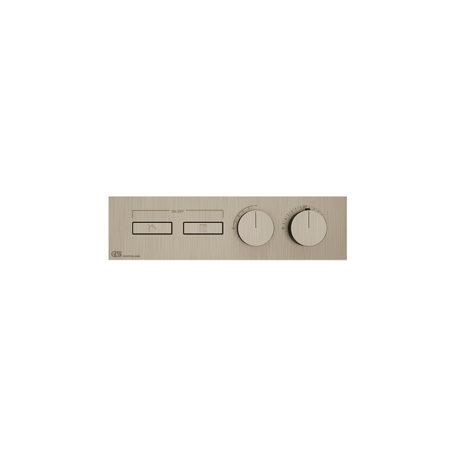 Gessi Shower Mixer 63012 in Finox Brushed Nickel
