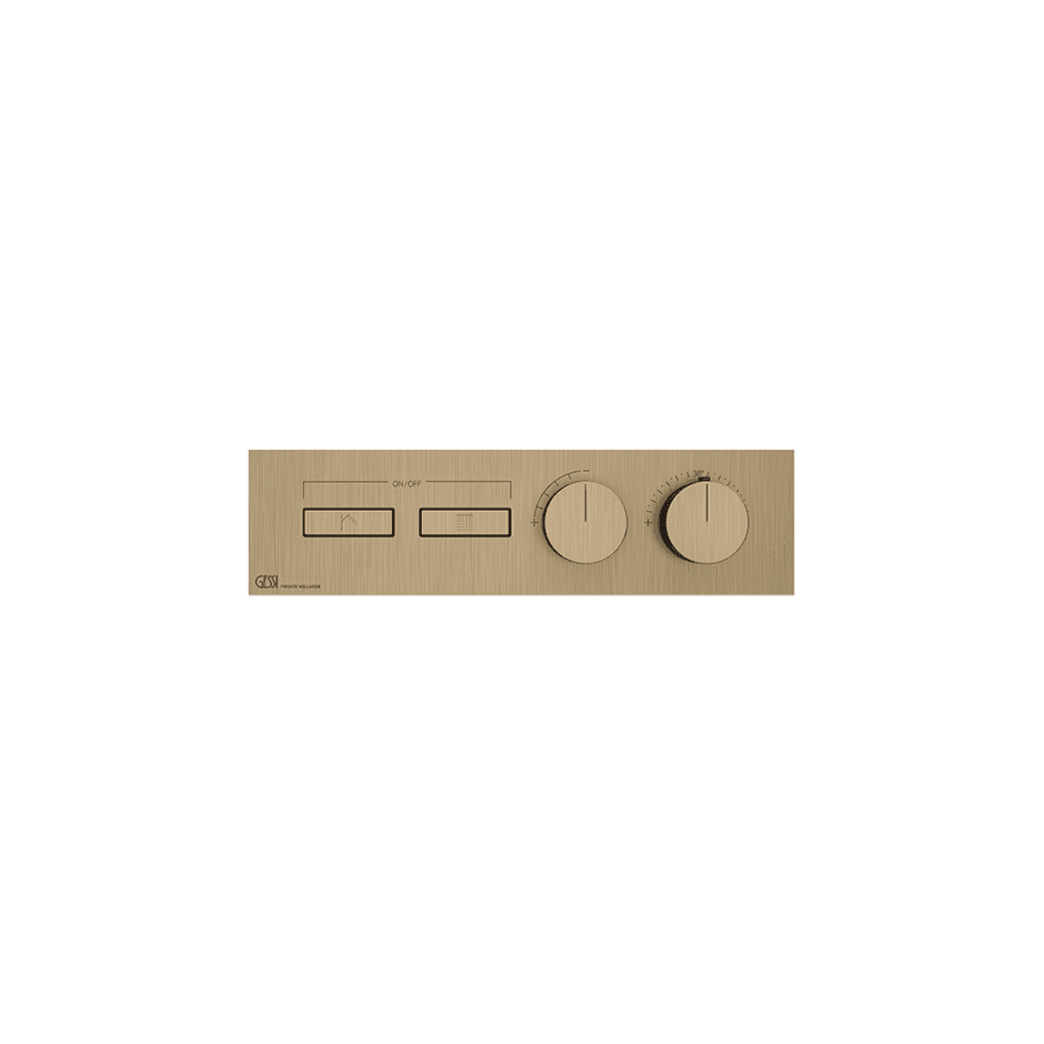 Gessi Shower Mixer 63012 in Warm Bronze Br. Pvd
