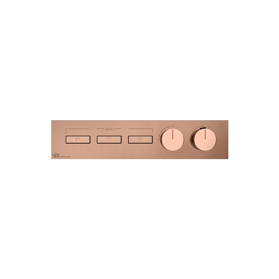 Gessi Shower Mixer 63014 in Copper Pvd