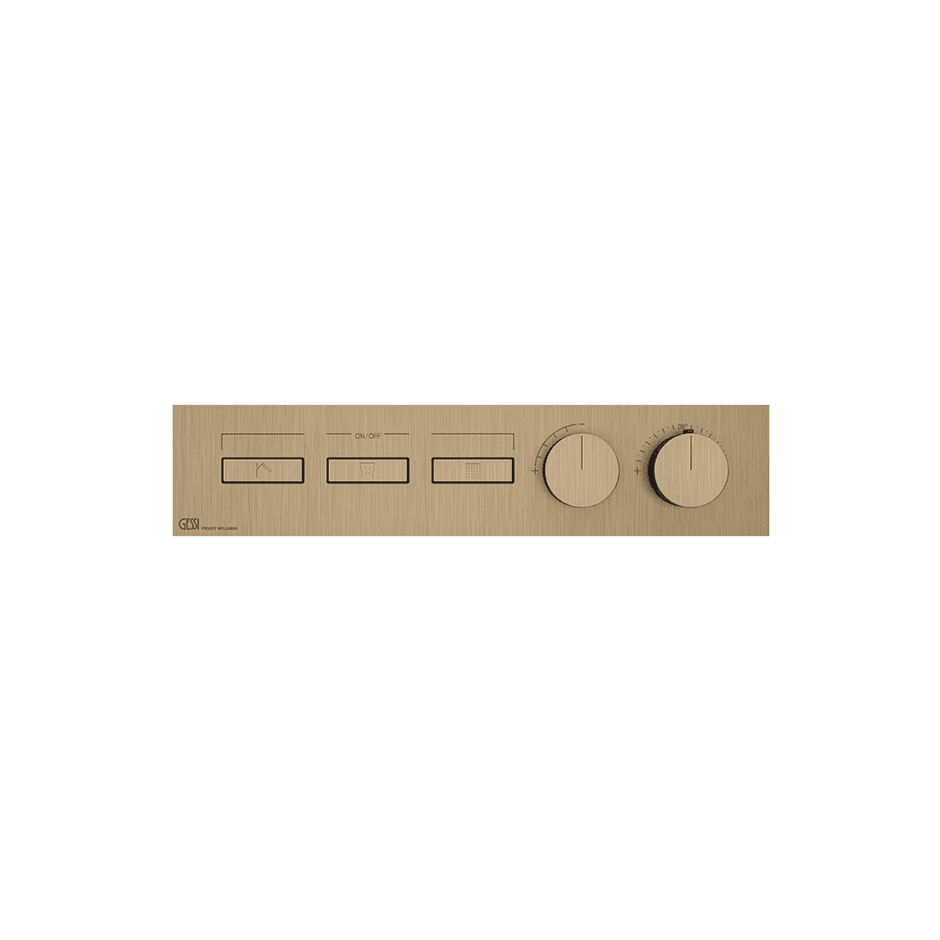 Gessi Shower Mixer 63014 in Warm Bronze Br. Pvd