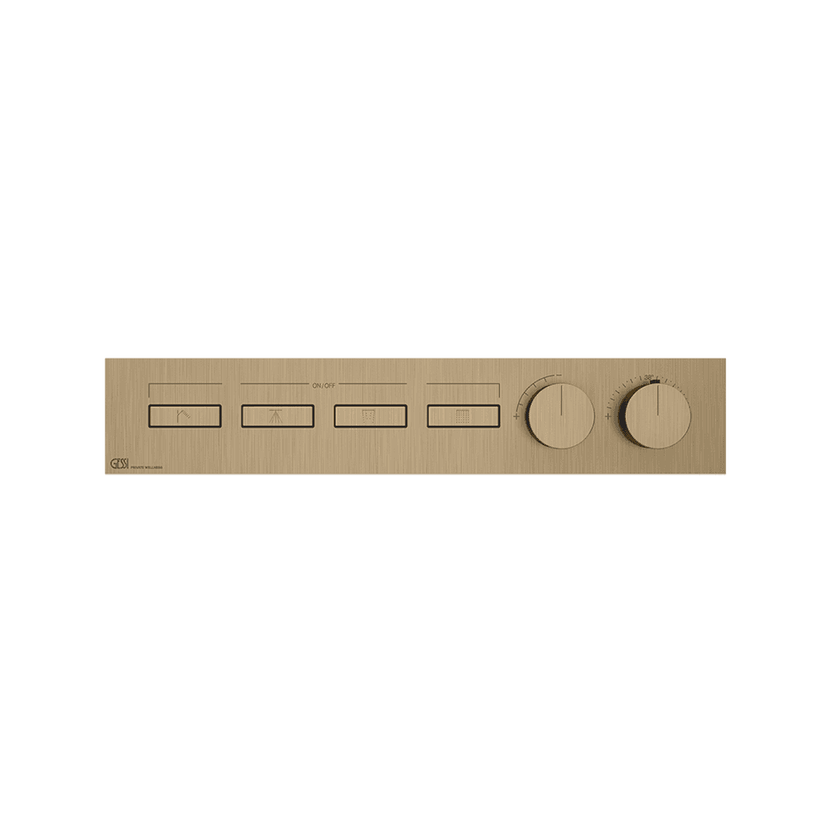 Gessi Shower Mixer 63016 in Warm Bronze Br. Pvd