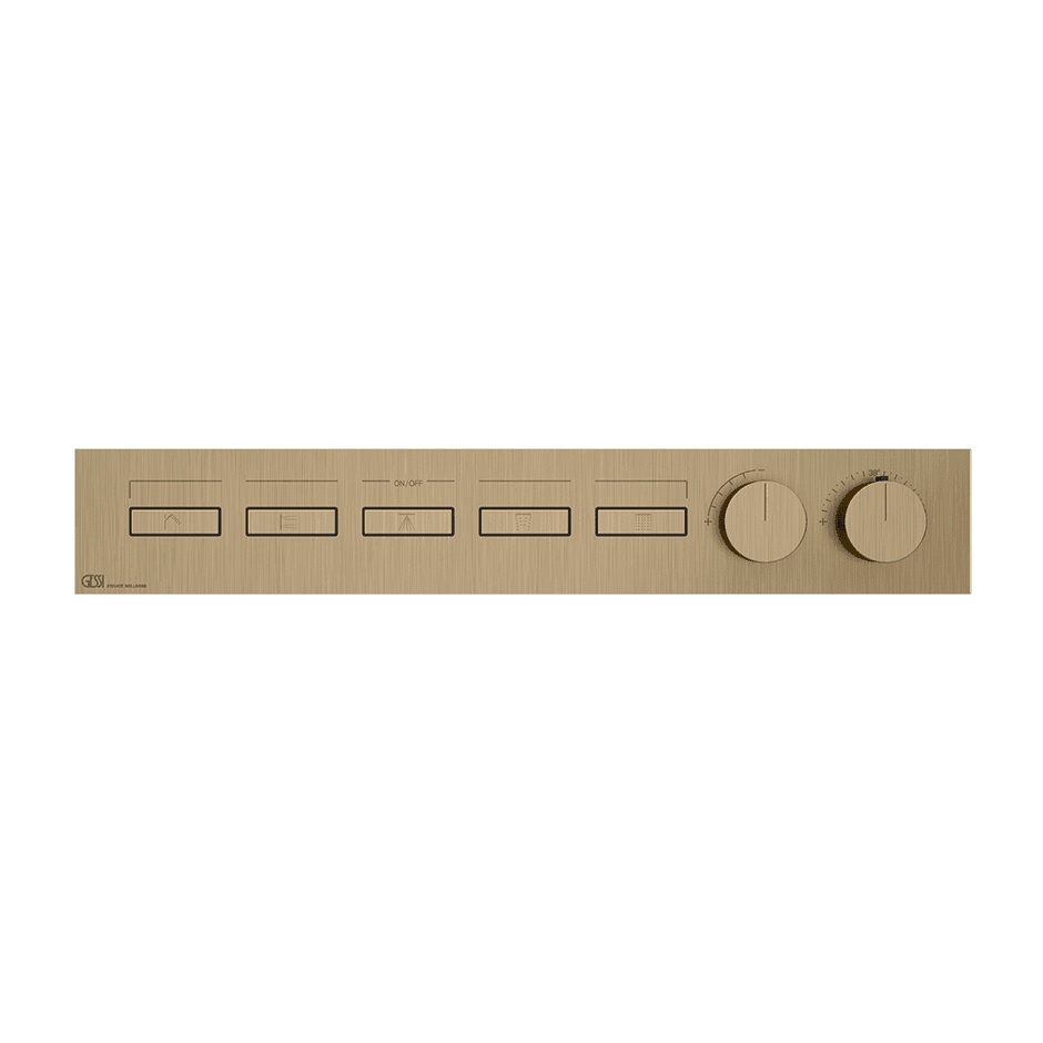 Gessi Shower Mixer 63018 in Warm Bronze Br. Pvd