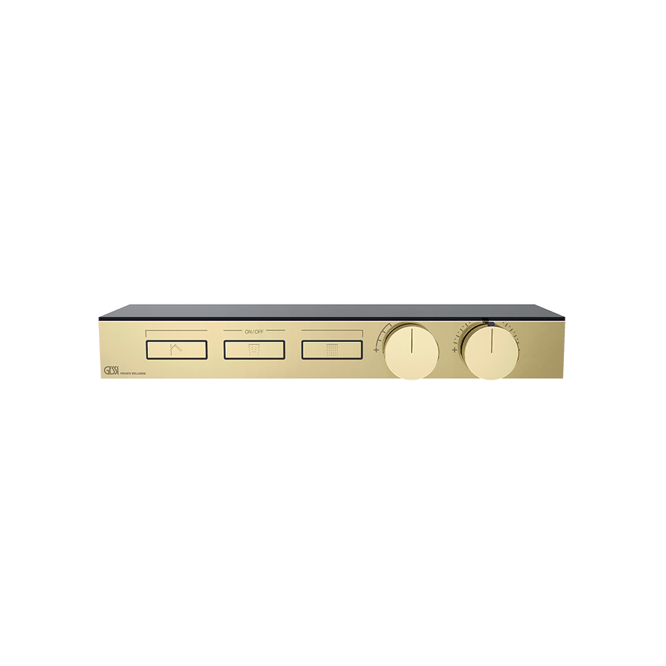 Gessi Shower Mixer 63024 in Brass Pvd