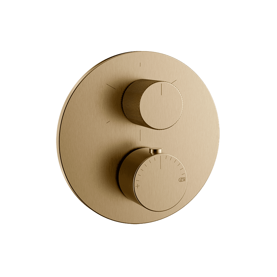 Gessi Shower Mixer 63137 in Warm Bronze Br. Pvd