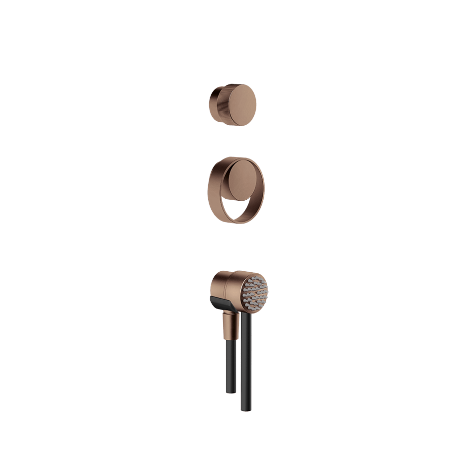 Gessi Shower Mixer 63214 in Copper Brushed Pvd