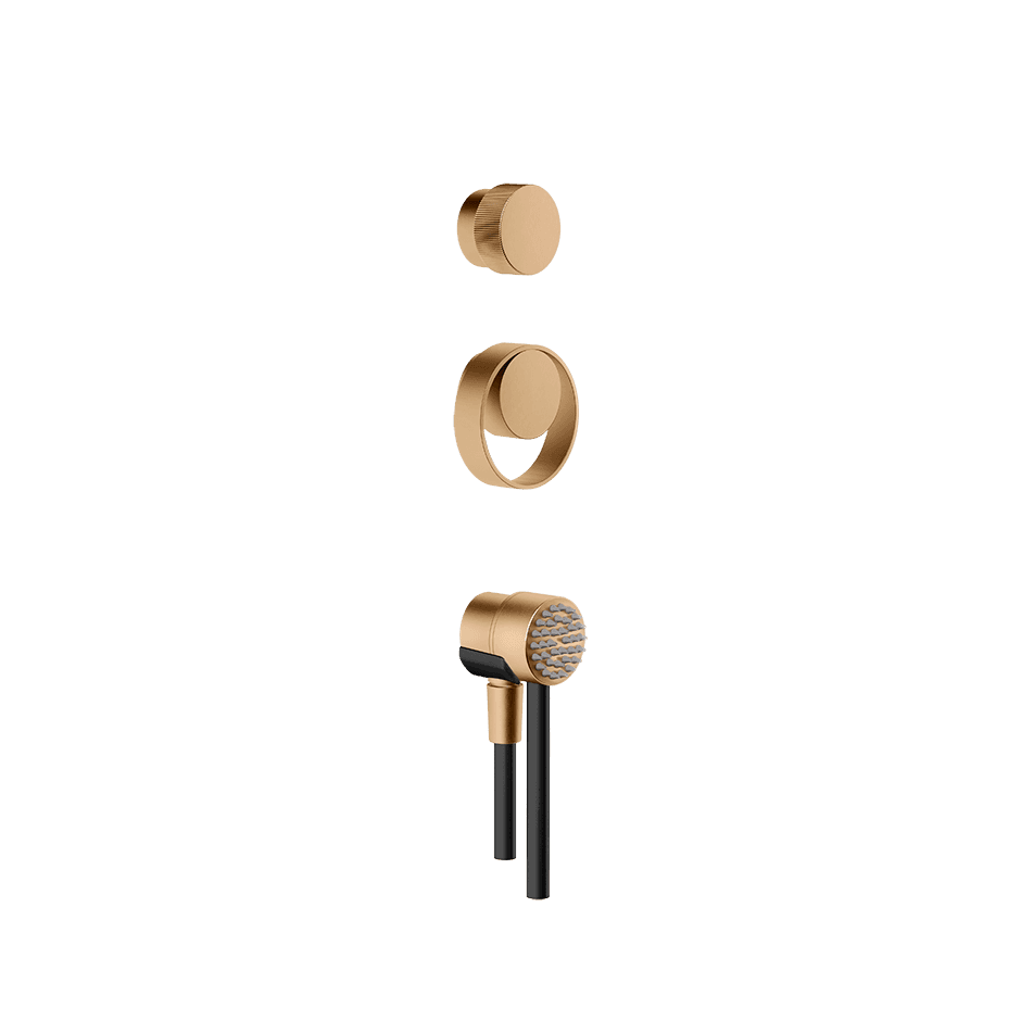 Gessi Shower Mixer 63214 in Warm Bronze Br. Pvd