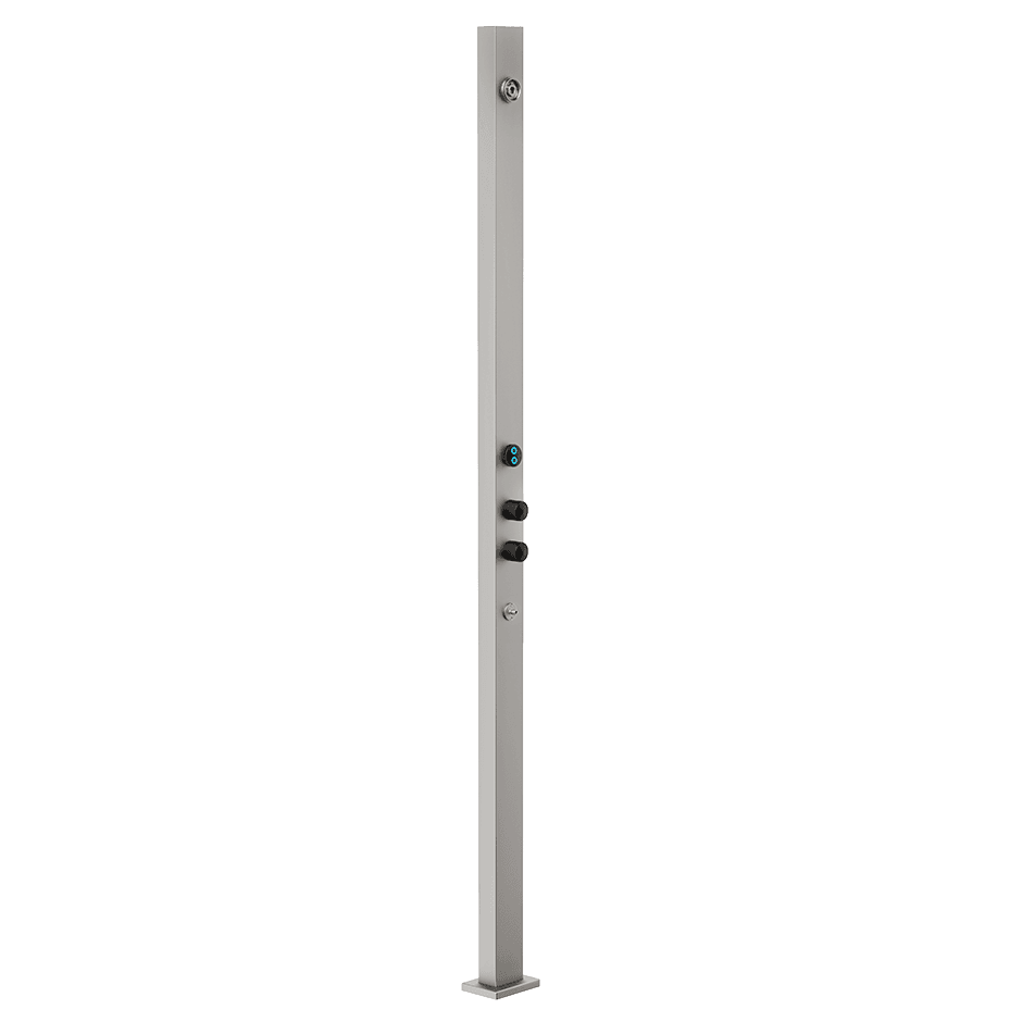 Gessi Shower Column 63233 in Steel Brushed