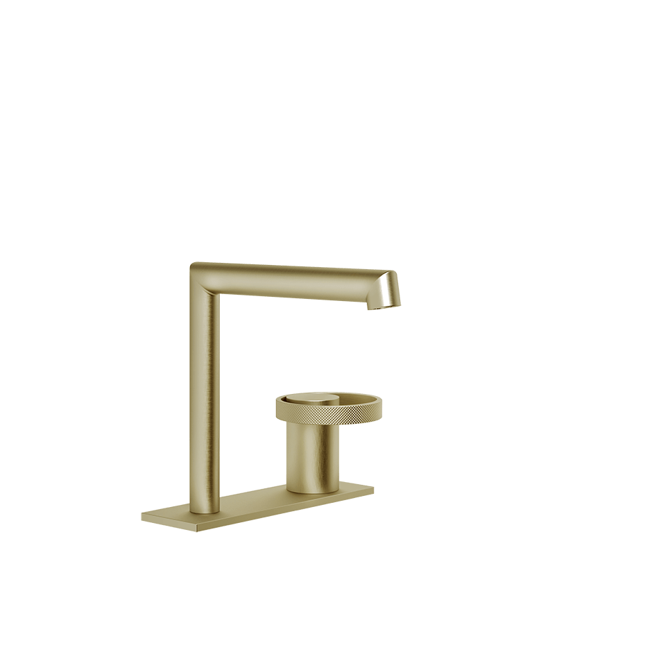 Gessi Washbasin Mixer 63315 in Brass Brushed Pvd