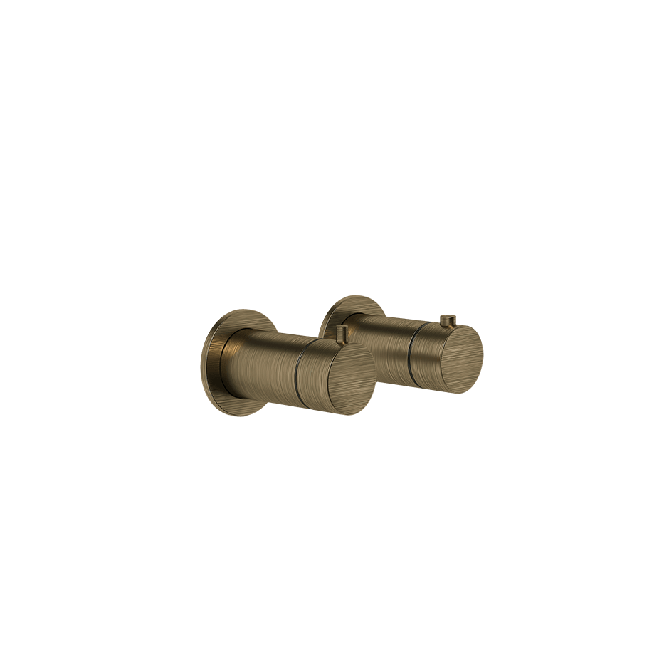 Gessi Shower Mixer 63335 in Antique Brass
