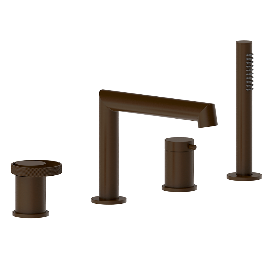 Gessi Bath Mixer 63337 in Dark Bronze