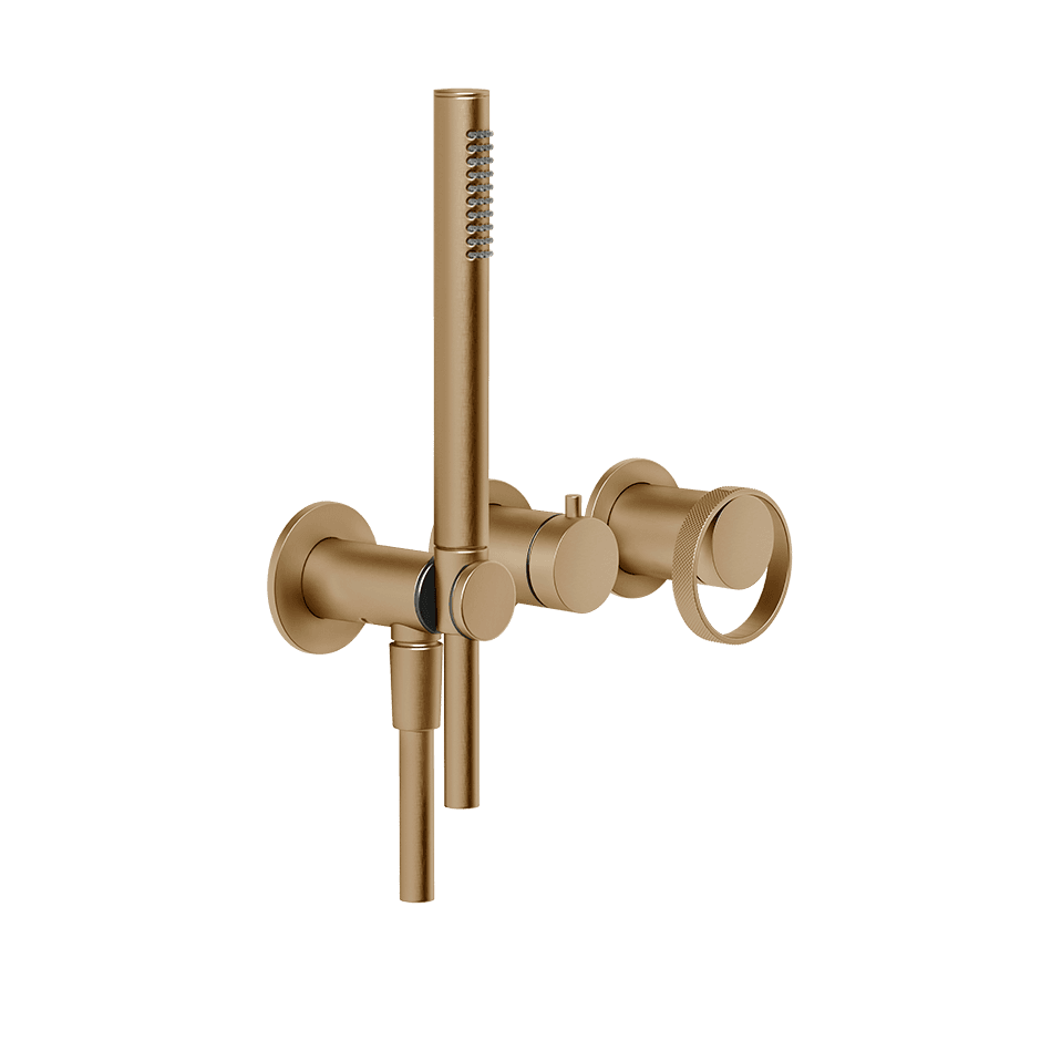 Gessi Shower Mixer 63345 in Warm Bronze Br. Pvd