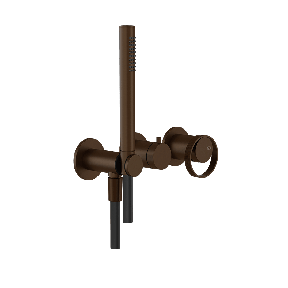 Gessi Shower Mixer 63345 in Dark Bronze