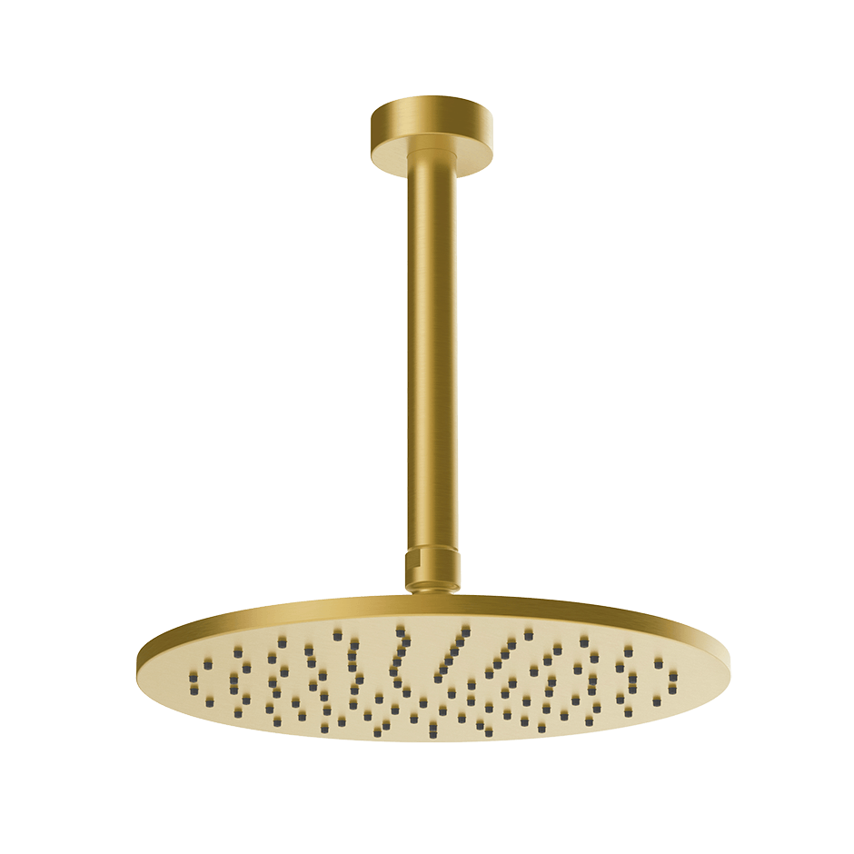 Gessi Showerhead 63352 in Gold Brushed Pvd