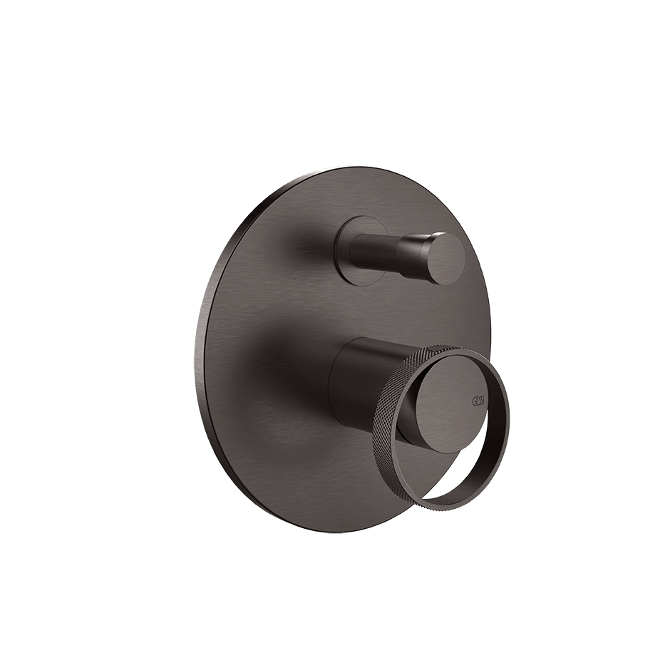 Gessi Shower Mixer 63377 in Black Metal Br. Pvd