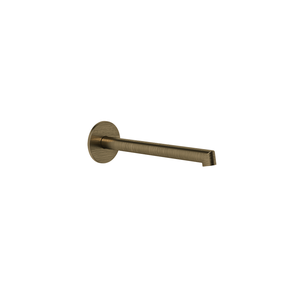 Gessi Basin Spout 63404 in Antique Brass