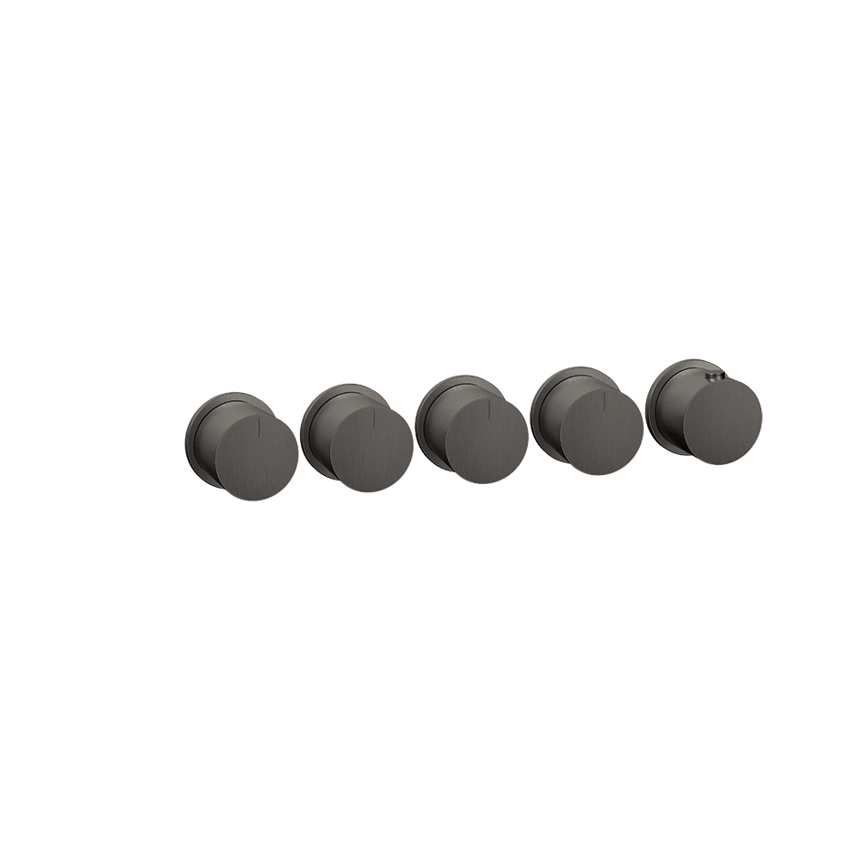 Gessi Shower Mixer 63438 in Black Metal Br. Pvd
